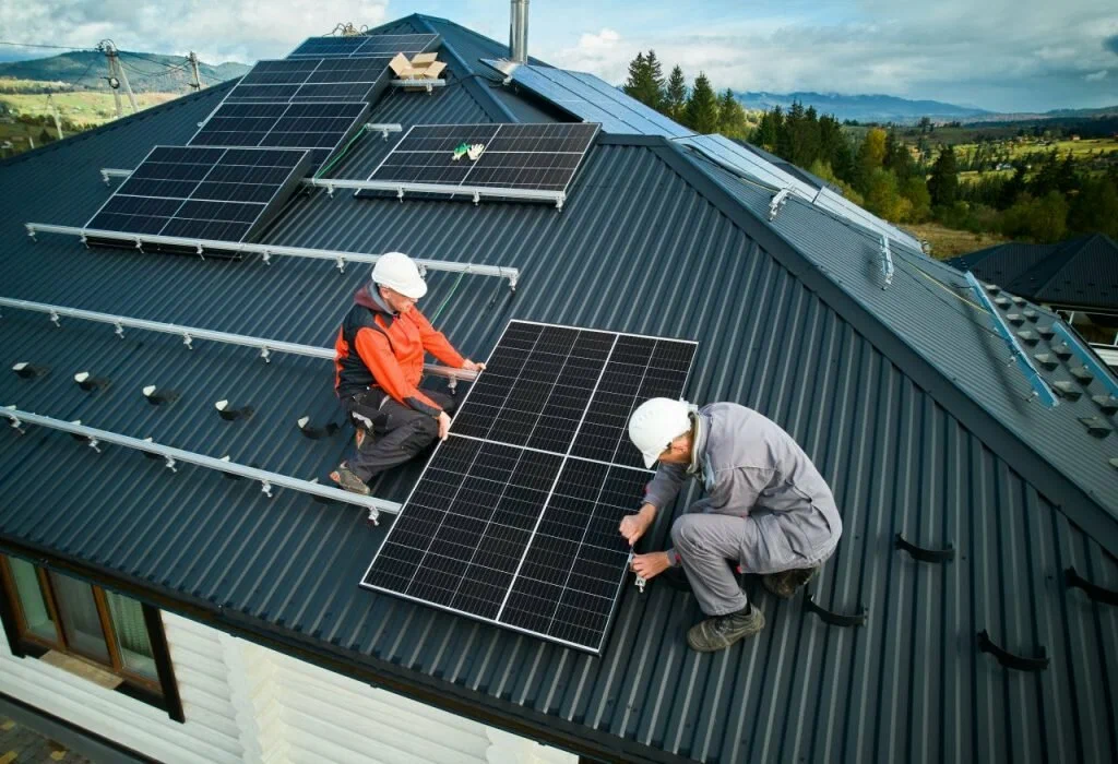 Solar panel installation